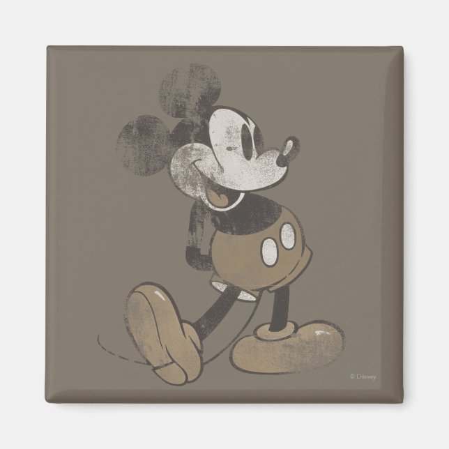Classic Mickey | Distressed Magnet (Front)