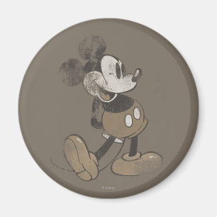 Classic Mickey   Distressed Magnet
