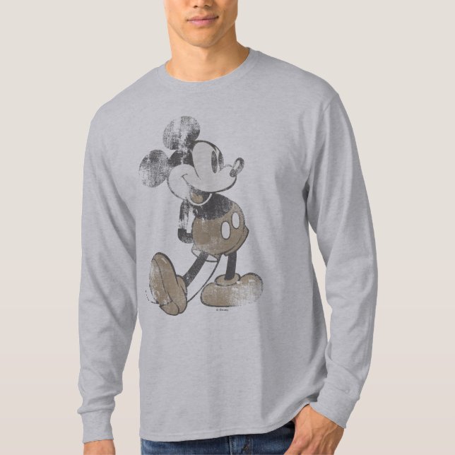 Classic Mickey | Distressed T-Shirt (Front)