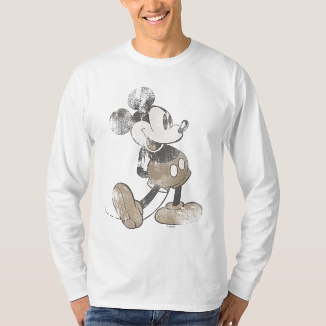 Classic Mickey | Distressed T-Shirt (Front)