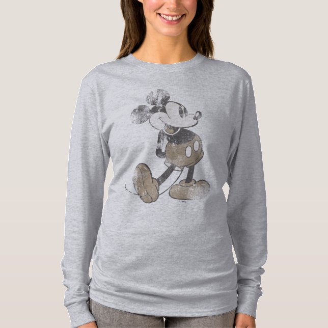 Classic Mickey | Distressed T-Shirt (Front)