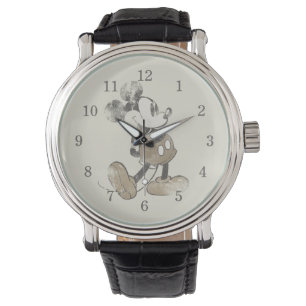 Classic Mickey   Distressed Watch