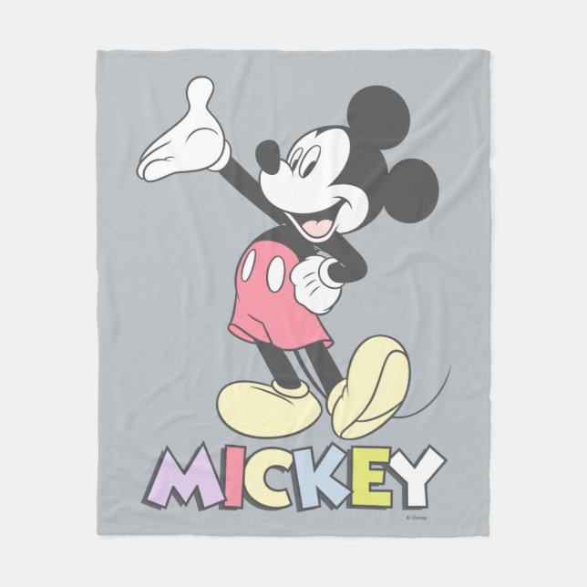 Classic Mickey Fleece Blanket (Front)
