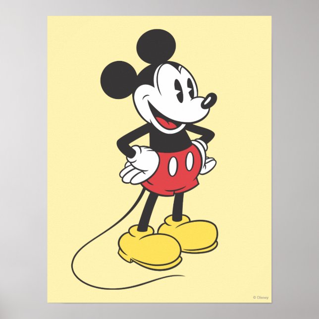Classic Mickey | Hands on Hips Poster (Front)