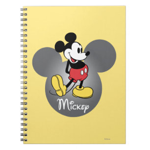 Classic Mickey   Head Icon Notebook