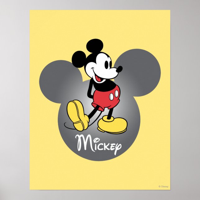 Classic Mickey | Head Icon Poster (Front)