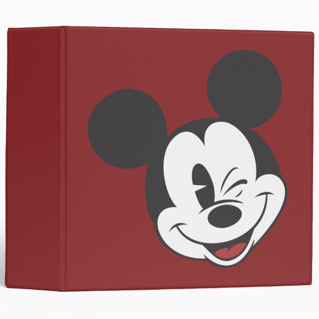 Classic Mickey | Head Tilt Wink Binder (Front/Spine)