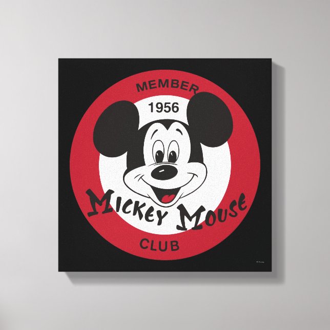 Classic Mickey | Mickey Mouse Club Canvas Print (Front)