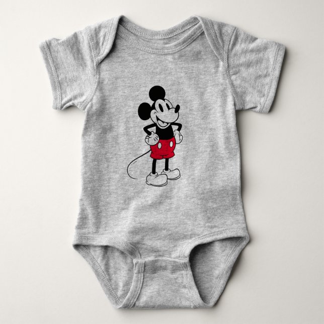 Classic Mickey Mouse | A True Original Baby Bodysuit (Front)