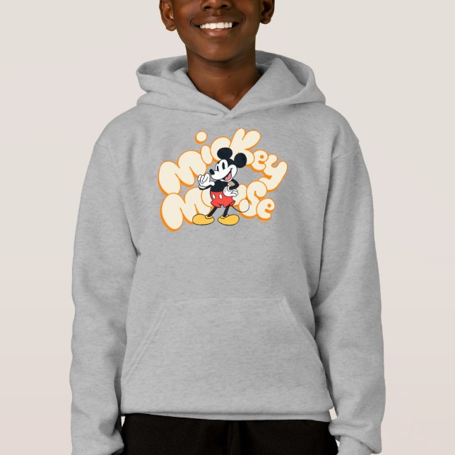 Classic Mickey Mouse Bubble Letter Name Graphic (Front)