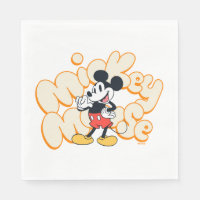 Classic Mickey Mouse Bubble Letter Name Graphic