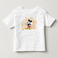 Classic Mickey Mouse Bubble Letter Name Graphic