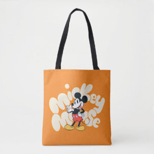 Classic Mickey Mouse Bubble Letter Name Graphic Tote Bag