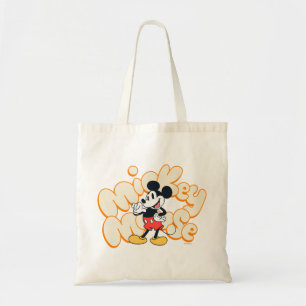 Classic Mickey Mouse Bubble Letter Name Graphic Tote Bag