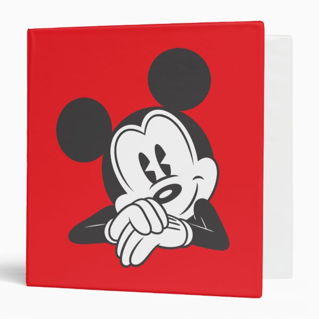 Classic Mickey Mouse | Cute Portrait Binder (Front/Inside)