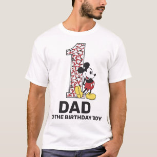 Classic Mickey Mouse   Dad of the Birthday Boy T-Shirt