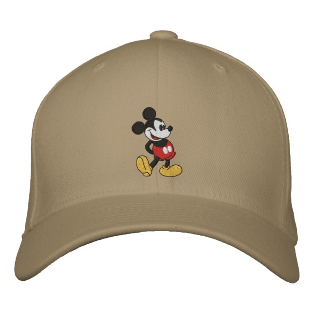 Classic Mickey Mouse Embroidered Hat (Front)