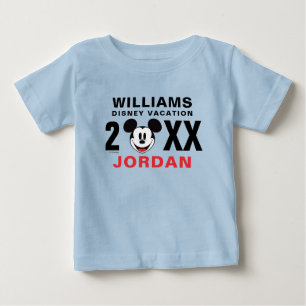 Classic Mickey Mouse   Family Vacation Baby T-Shirt