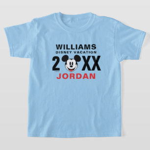 Classic Mickey Mouse Family Vacation T-Shirt