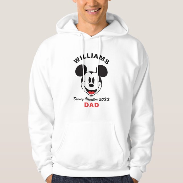 Classic Mickey Mouse - Family Vacation & Year Hoodie (Front)