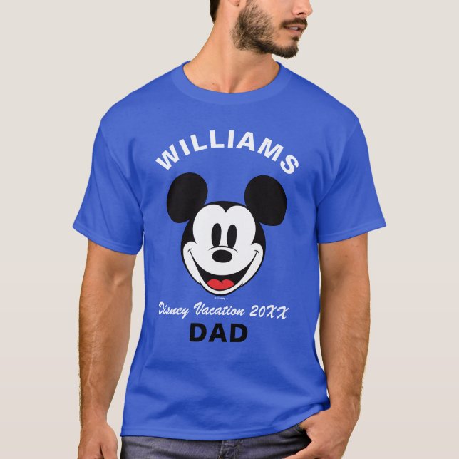 Classic Mickey Mouse - Family Vacation & Year T-Shirt (Front)