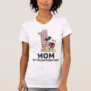 Classic Mickey Mouse Mom of the Birthday Boy T-Shirt