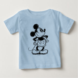 Classic Mickey Mouse Sketch Baby T-Shirt