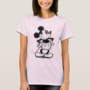 Classic Mickey Mouse Sketch T-Shirt