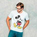 Classic Mickey Mouse Vintage Art T-Shirt<br><div class="desc">Celebrate timeless Disney magic with this charming design featuring classic Mickey Mouse in a vintage-inspired pose. The artwork captures Mickey's cheerful personality and iconic style, making it perfect for Disney fans of all ages. Whether you're reminiscing about childhood memories or showing off your love for a beloved character, this nostalgic...</div>