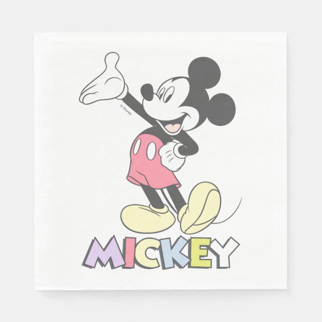 Classic Mickey Napkin (Front)