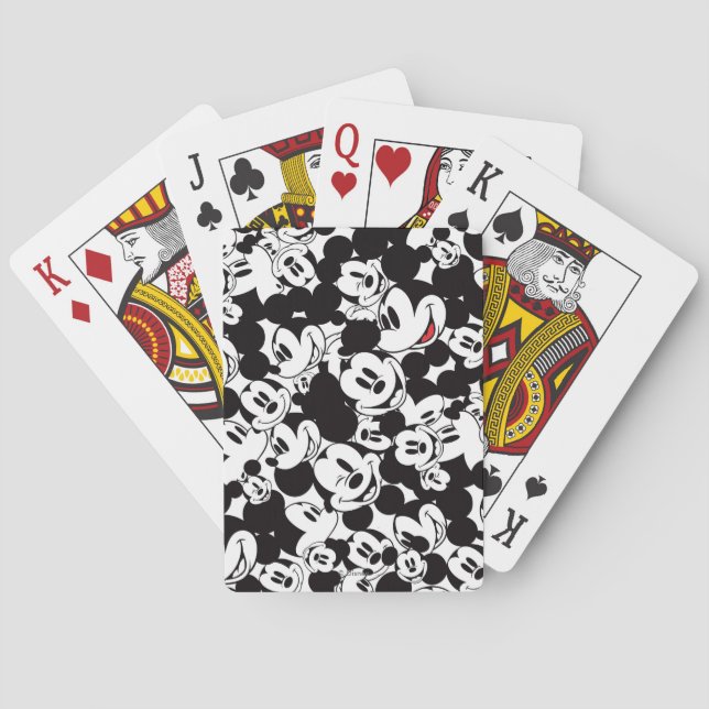 Classic Mickey Pattern Playing Cards (Back)