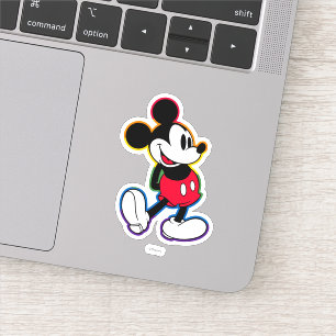 Classic Mickey Rainbow Outline