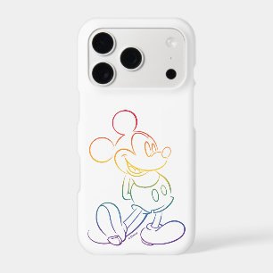 Classic Mickey Rainbow Outline