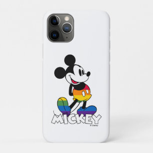 Classic Mickey Rainbow Stripes Case-Mate iPhone Case
