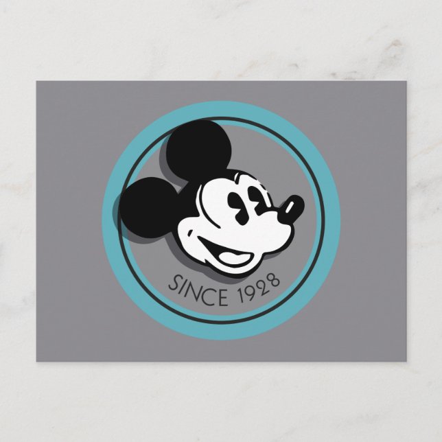 Classic Mickey Since 1928 Postcard (Front)