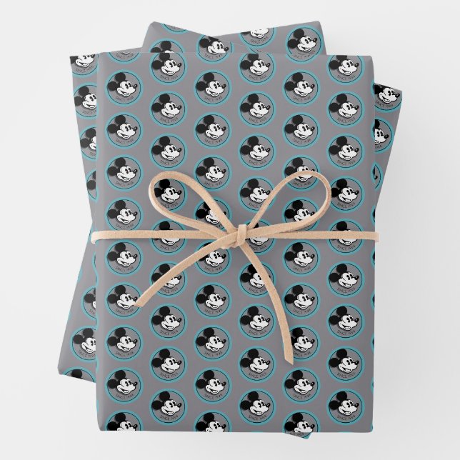Classic Mickey Since 1928 Wrapping Paper Sheet (In situ)