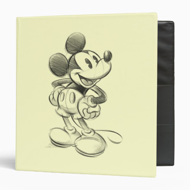 Classic Mickey | Sketch Binder (Front/Inside)