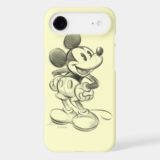 Classic Mickey | Sketch Case-Mate iPhone Case (Back)