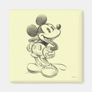 Classic Mickey Sketch Magnet