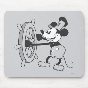 Classic Mickey   Steamboat Willie Mouse Pad