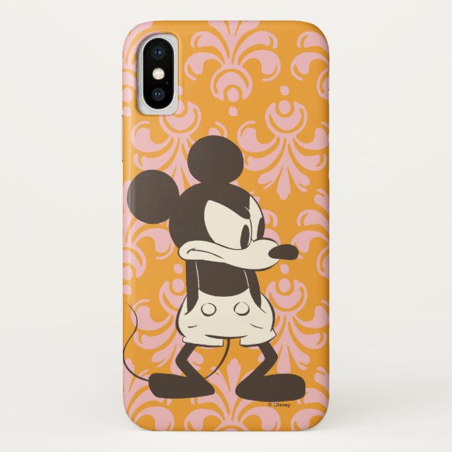 Classic Mickey | Vintage Angry Case-Mate iPhone Case (Back)