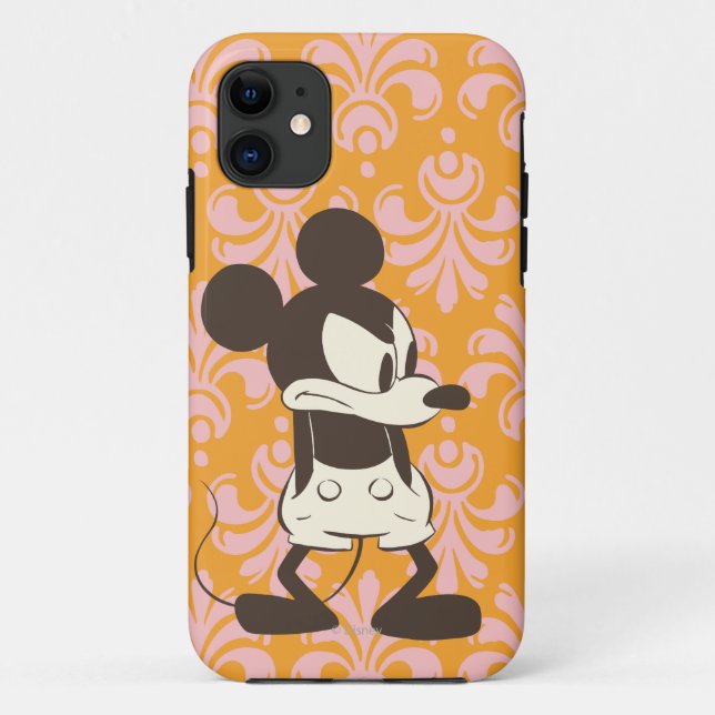 Classic Mickey | Vintage Angry Case-Mate iPhone Case (Back)