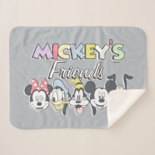 Classic Mickey's Friends Sherpa Blanket