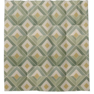 Classic Mid-Century Geometric Diamond