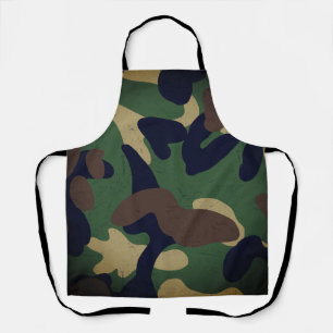 Classic Military Camo Pattern Apron