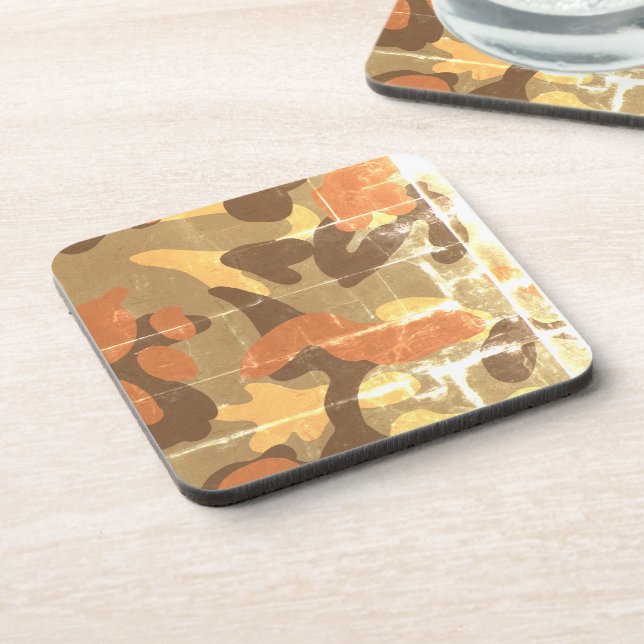 Classic Military Camo Pattern Coaster (Left Side)