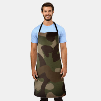 Classic Military Camouflage Pattern Apron