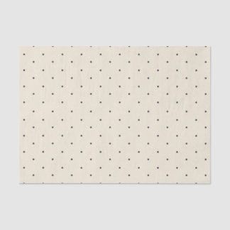 Classic Mini Black Polka Dots Pattern Tissue Paper