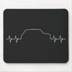 classic mini English classic heartbeat Mouse Pad