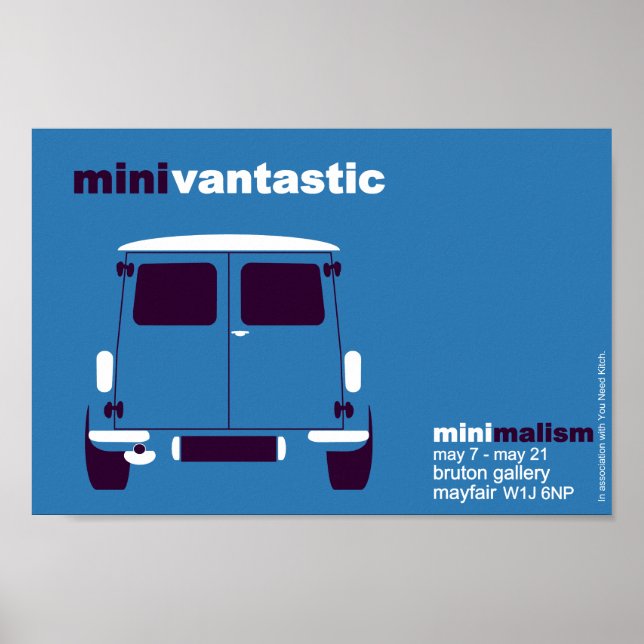 Classic mini van exhibition poster (Front)